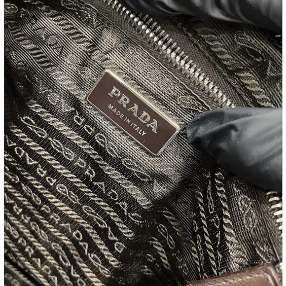 Prada Olive Green Nylon Crossbody Bag - Picture 4 of 15